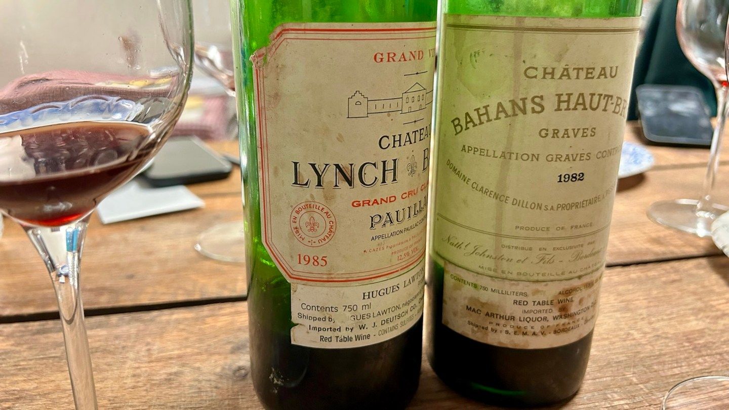 “I Had A Guy”: A Thoroughly Unfussy Tasting of 1980s Bordeaux